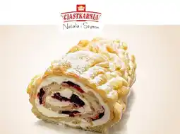 Topaz Ciasto rolada karpatka z owocami leśnymi Ciastkarnia Natalia i Szymon oferta