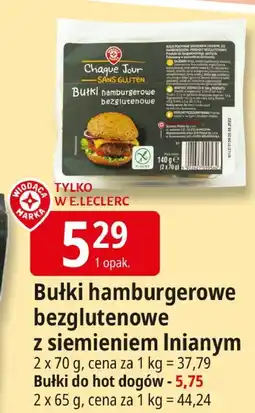 E.Leclerc Bułki hamburgerowe bezglutenowe z siemieniem lnianym Cuisine&Jar oferta