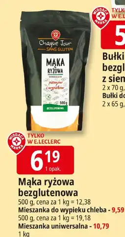 E.Leclerc Mąka ryżowa bezglutenowa Mąka w dłoń oferta