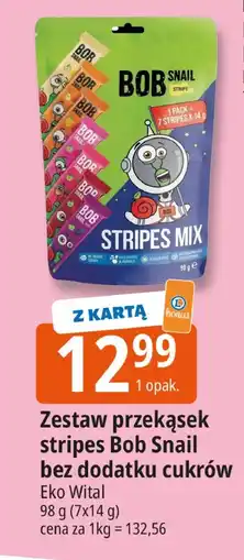 E.Leclerc Przekąski stripes Bob Snail Eko Vital oferta