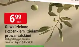 E.Leclerc Oliwki zielone z czosnkiem i ziołami prowansalskimi Tokapi oferta