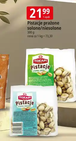 E.Leclerc Pistacje prażone solone/niesolone Tokapi oferta