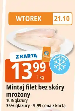 E.Leclerc Mintaj filet bez skóry mrożony Leclerc oferta