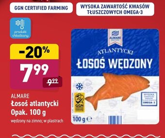 ALDI Łosoś atlantycki 100g oferta