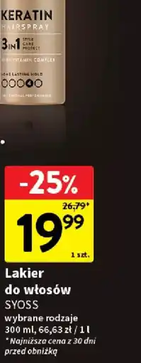 Intermarche Lakier do włosów oferta