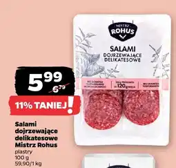 Netto Salami dojrzewające delikatesowe Mistrz Rohus oferta