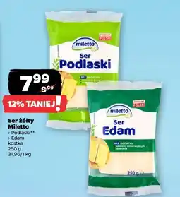 Netto Ser żółty Miletto Podlaski oferta