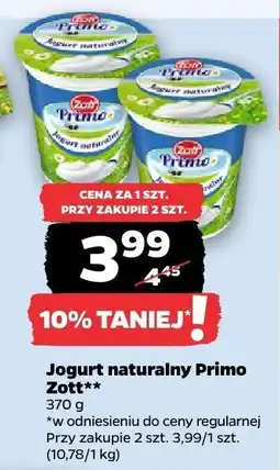 Netto Jogurt naturalny Primo Zott oferta