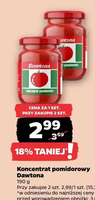 Koncentrat pomidorowy Dawtona