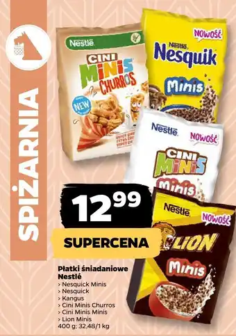 Płatki śniadaniowe Nesquik Minis Nestlé