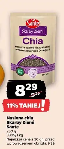 Netto Nasiona chia Skarby Ziemi Sante oferta