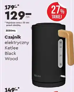 Biedronka Czajnik ketlee black wood Zeegma oferta