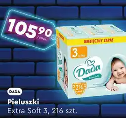 Biedronka Pieluszki dla dzieci 3 Dada Extra Soft oferta