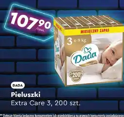Biedronka Pieluszki dla dzieci 4 Dada Extra Care oferta