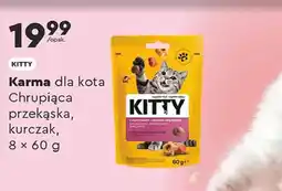 Biedronka Przysmaki dla kota z kurczakiem indykiem i wątróbką Kitty oferta