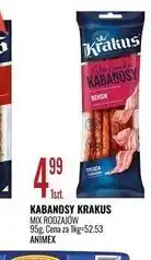 E.Leclerc Kabanosy z bekonem Krakus Animex oferta