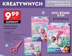 Biedronka Wycinanki z nożyczkami koci domek gabi Starpak oferta