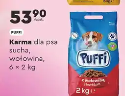 Biedronka Karma dla psa z wołowiną Puffi oferta