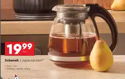 Biedronka Dzbanek szklany z zaparzaczem 1.5 l oferta