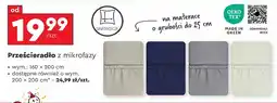 Biedronka Prześcieradło z mikrofazy 200 x cm oferta
