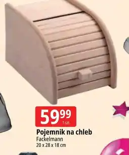 E.Leclerc Chlebak drewniany wym. 20 x 28 18 cm Fackelmann oferta