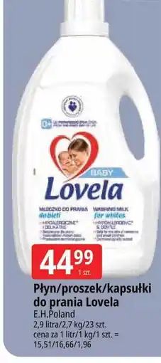 E.Leclerc Kapsułki do prania bieli i kolorów Lovela Baby oferta
