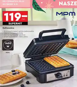 Biedronka Gofrownica 1400 w Mpm Product oferta
