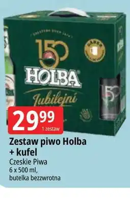 E.Leclerc Piwo + kufel Holba Classic oferta
