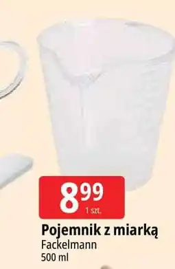 E.Leclerc Pojemnik z miarka 500 ml Fackelmann oferta