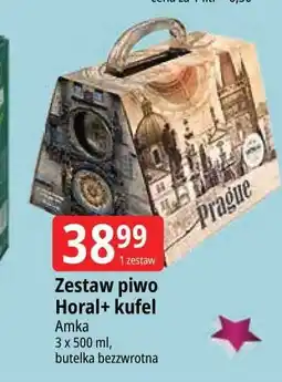 E.Leclerc Piwo + kufel Horal 1860 oferta