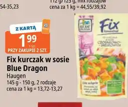 E.Leclerc Fix koncentrat kurczak w sosie czosnkowo-imbirowym Blue Dragon oferta