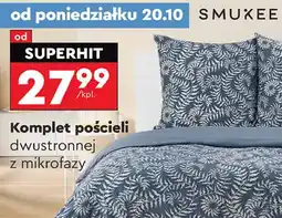 Biedronka Komplet pościeli dwustronnej Smukee oferta