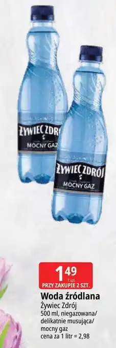 Woda delikatnie musująca Żywiec Zdrój