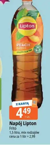 E.Leclerc Napój peach Lipton Ice Tea oferta