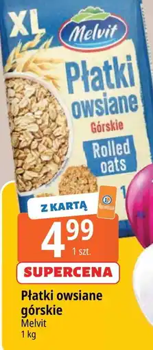 E.Leclerc Płatki owsiane górskie Melvit oferta
