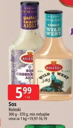 E.Leclerc Sos czosnkowy aioli Roleski oferta