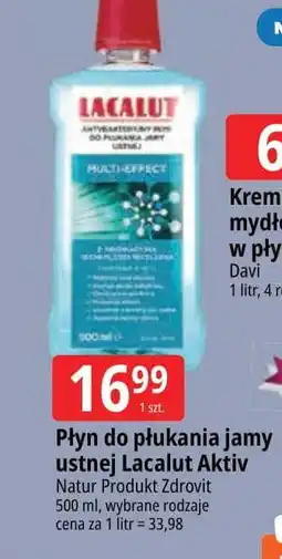 E.Leclerc Płyn do płukania jamy ustnej Lacalut Multi-Effect oferta
