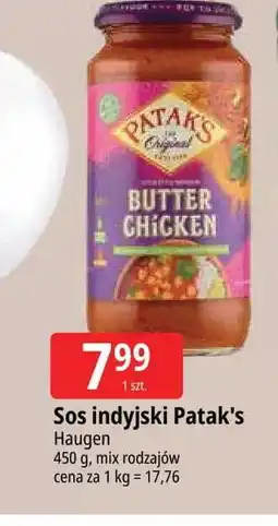 E.Leclerc Sos pomidorowy butter chicken Patak's oferta