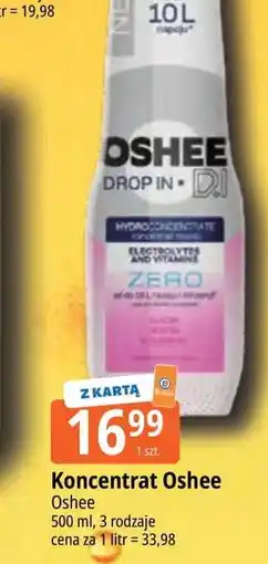 E.Leclerc Koncentrat napoju electrolytes and vitamins zero Oshee Drop In oferta