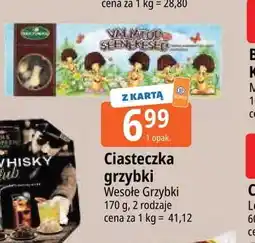 E.Leclerc Ciastka wesołe grzybki w czekoladzie mlecznej Miltonas oferta