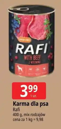 E.Leclerc Karma dla psa z wołowiną Rafi oferta