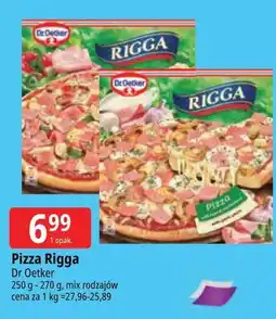 E.Leclerc Pizza z szynką i pieczarkami Dr. Oetker Rigga oferta