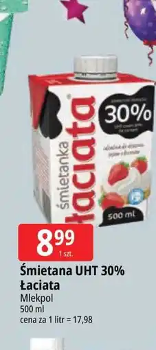 E.Leclerc Śmietanka 30% Łaciata oferta