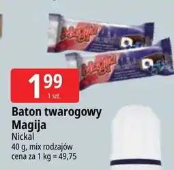 E.Leclerc Baton twarogowy z nadzieniem czarnej jagody Magija oferta