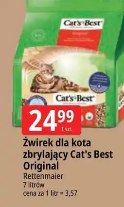 E.Leclerc Żwirek dla kota original Cat's Best oferta