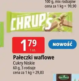 E.Leclerc Pałeczki waflowe pistacjowe Chrups oferta