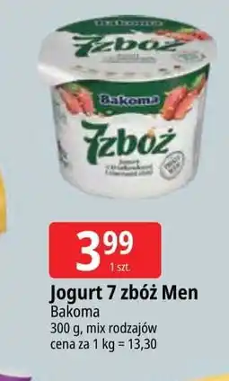 E.Leclerc Jogurt z brzoskwiniami i ziarnami zbóż Bakoma 7 Zbóż oferta