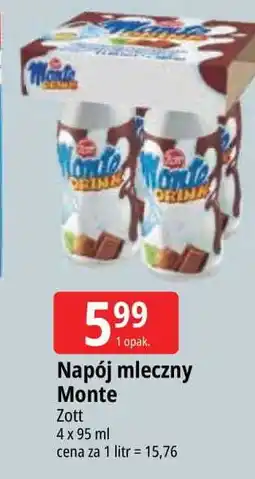 E.Leclerc Napój mleczno-czekoladowy Zott Monte Drink oferta