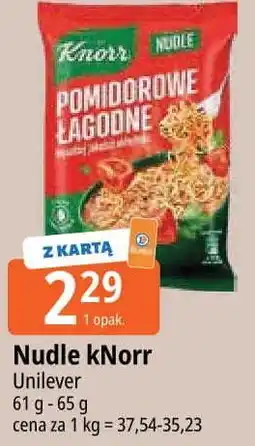 E.Leclerc Pomidorowe łagodne Knorr Nudle oferta