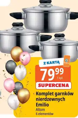 E.Leclerc Komplet garnków emilio Altom Design oferta